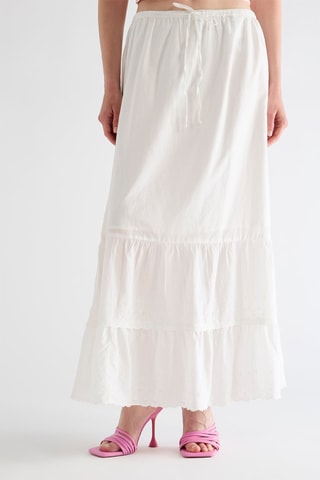 Jupe longue - Blanc