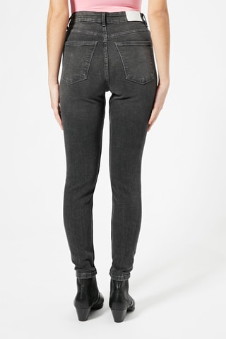 Jean skinny taille haute Noir