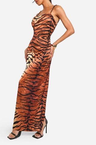 Robe longue - Marron