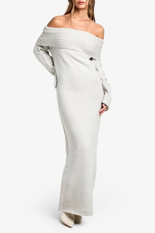Robe longue - Gris clair