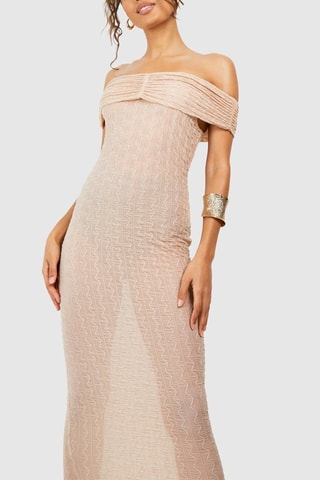 Robe fourreau - Beige