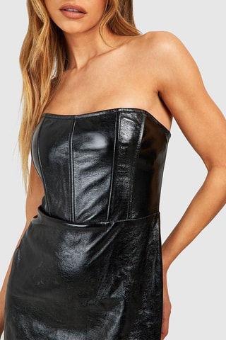 Abito bustier - Nero