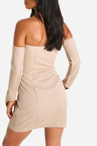 Abito bustier - Beige