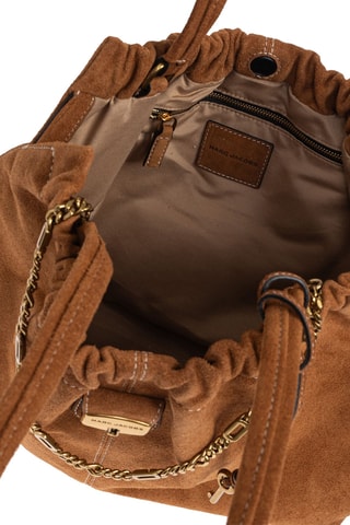 Suède Leren Trendy Handtas Cristina - Camel