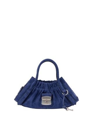 Suède Leren Trendy Handtas Cristina - Marineblauw