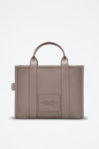 Cabas en cuir - Taupe