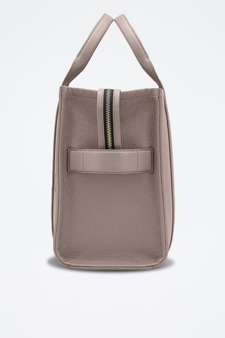 Cabas en cuir - Taupe