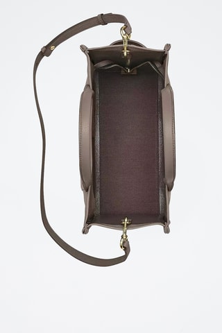 Cabas en cuir - Taupe