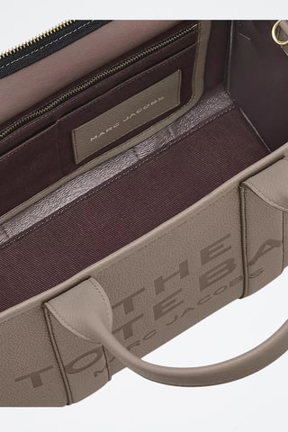 Cabas en cuir - Taupe