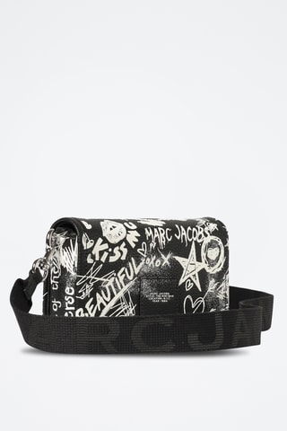 Leren Schoudertas Mini Bag - Zwart