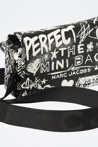 Leren Schoudertas Mini Bag - Zwart