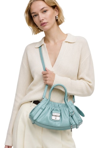 Leren Handtas Small Satchel - Zwart