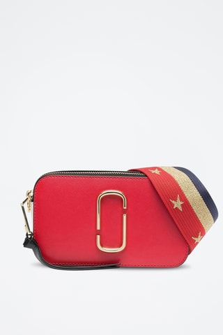 Leren Schoudertas Snapshot - Rood