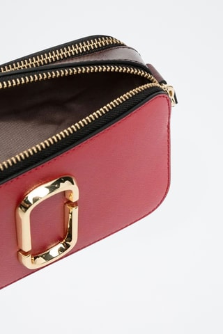 Leren Schoudertas Snapshot - Rood