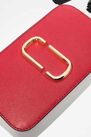 Leren Schoudertas Snapshot - Rood
