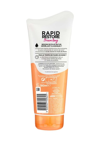 Après-shampoing intensif Dream Long Rapid Restore - Huile de ricin - Cheveux longs abîmés - 180 ml