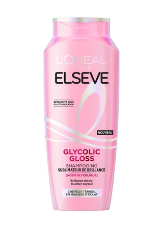 Shampoing sublimateur de brillance à l'acide glycolique Elsève - Cheveux ternes - 250 ml