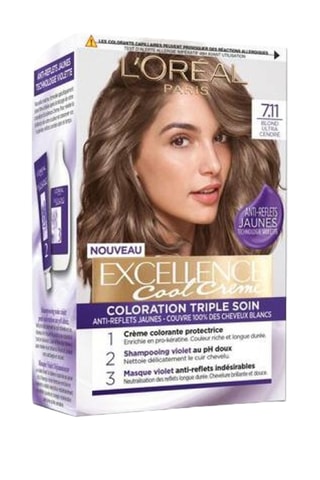 Coloration cheveux - 7.11 blond ultra cendré