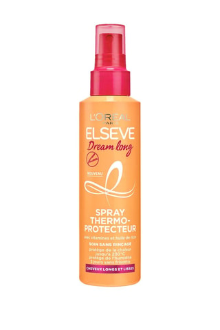 Spray capillaire thermoprotecteur Dream Long - Huile de ricin et vitamines - Cheveux longs et lisses - 150 ml
