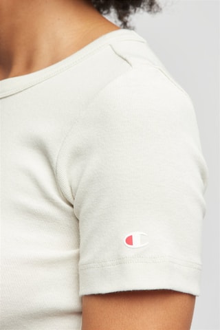 T-shirt - Ecru - Blanc et rouge