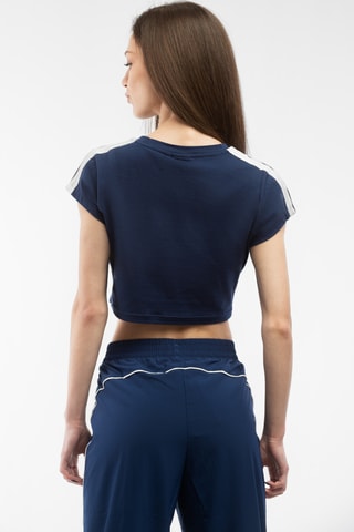 Crop top Stretch - Bleu