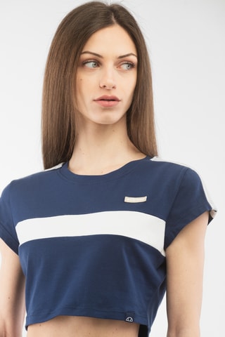 Crop top Stretch - Bleu