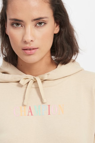 Sweat à capuche - Beige - Beige, bleu, gris et orange
