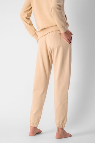 Pantalon - Beige - Blanc, beige et rouge