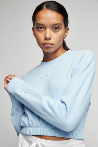 Crop top - Bleu clair - Blanc, noir et bleu