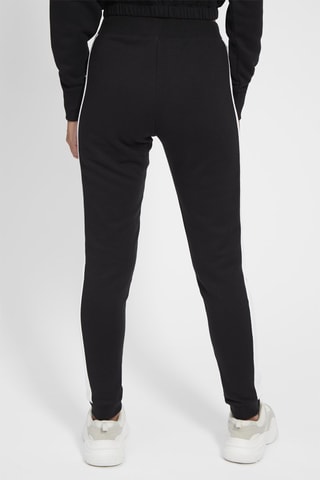 Pantalon taille haute - Noir - Blanc, noir et rouge