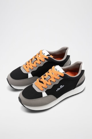 Baskets en nubuck - Gris et noir