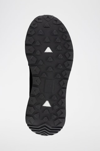 Baskets en nubuck - Gris et noir