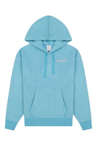 Sweat à capuche - Bleu clair - Blanc et bleu