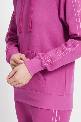 Sweat à capuche - Fuchsia - Blanc et rose