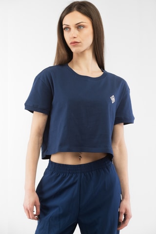 Crop top Sartoria - Bleu