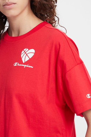 T-shirt - Rouge - Blanc et rouge