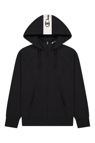 Sweat à capuche - Noir - Blanc, noir et gris