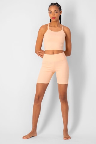 Crop top - Corail - Rouge
