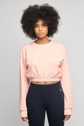 Crop top - Saumon - Blanc, noir et beige
