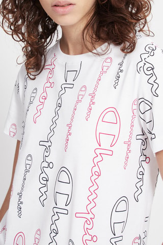 T-shirt - Blanc - Blanc et rose