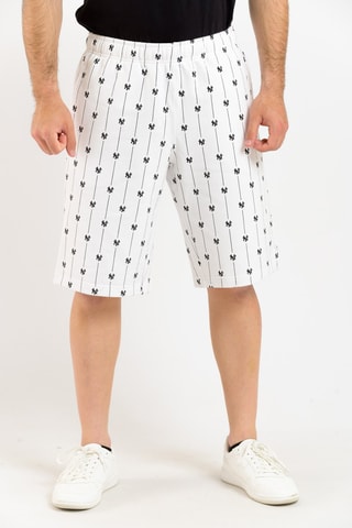 Bermuda - Blanc - Blanc et noir