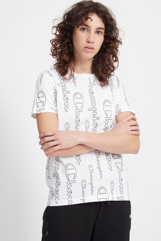 T-shirt - Blanc - Blanc et noir
