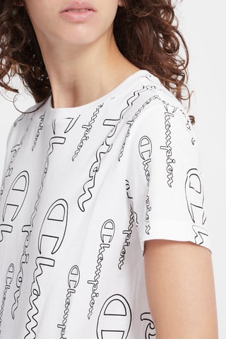 T-shirt - Blanc - Blanc et noir