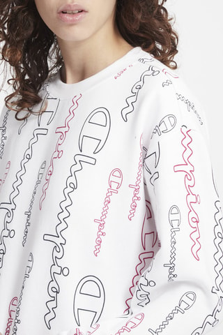 Sweat - Blanc - Blanc, noir, rouge et rose
