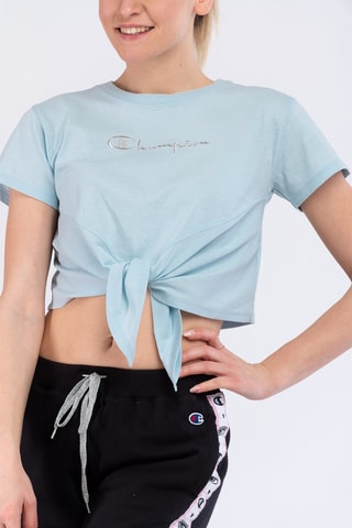 T-shirt court - Ciel - Rouge et bleu
