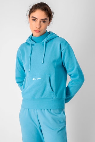 Sweat à capuche - Bleu clair - Blanc, rouge et bleu