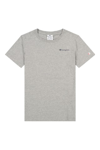 T-shirt - Gris clair chiné et bleu marine - Blanc, rouge, bleu et gris