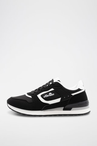 Sneakers en nubuck - Noir et blanc