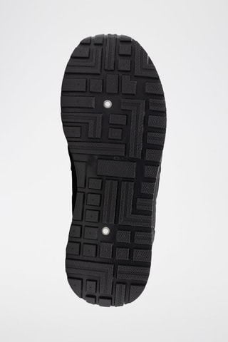 Sneakers en nubuck - Noir et blanc