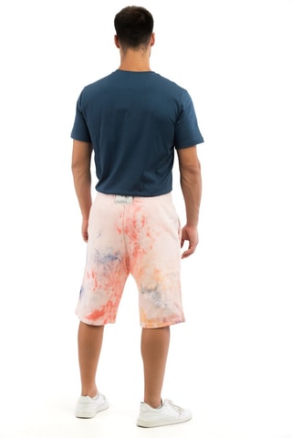 Bermuda tie and dye - Rose - Jaune, orange et rose